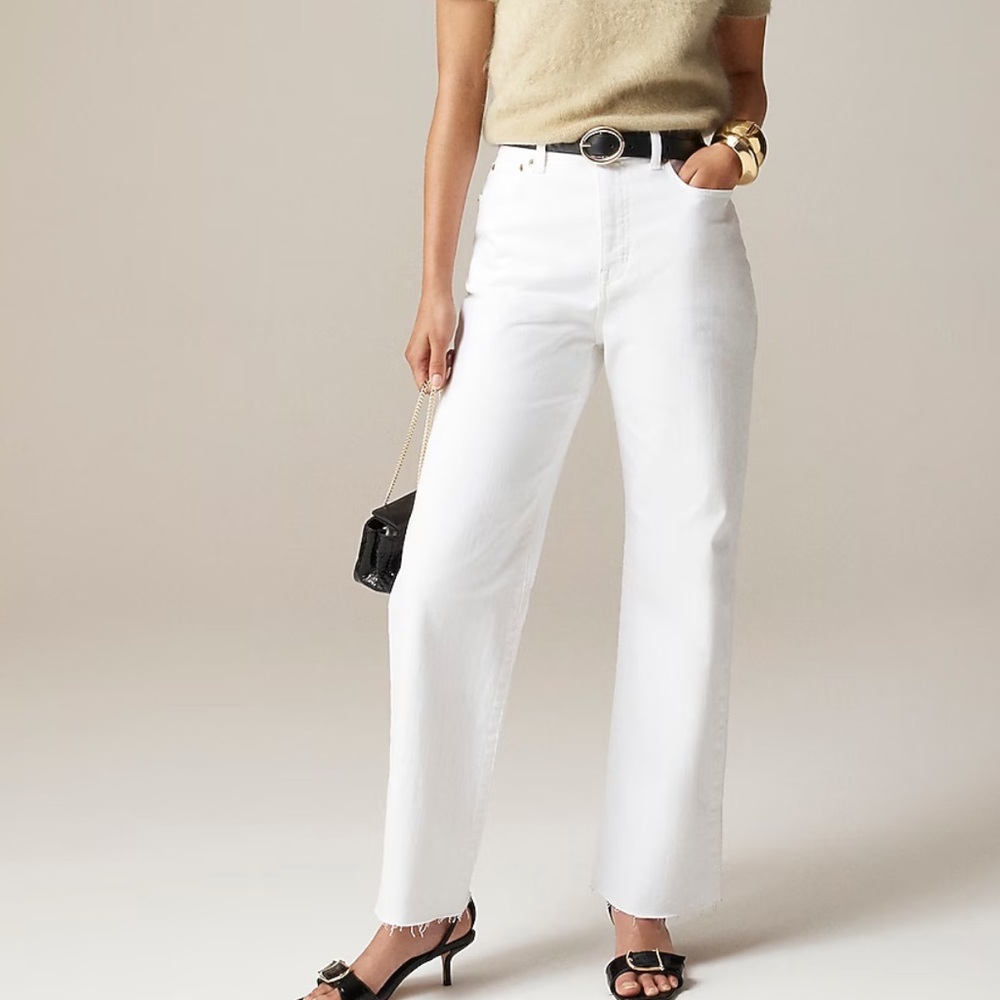 J Crew Curvy Slim Wide Jeans